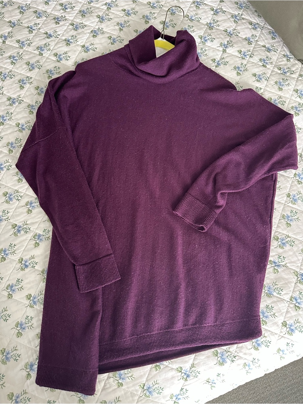 Eileen Fisher Purple Turtleneck sz S